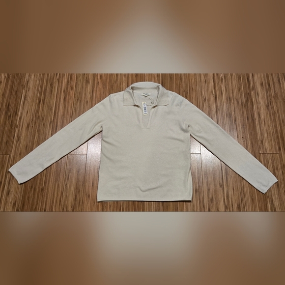 NWT Max Studio Cream Sweater - Picture 1 of 7